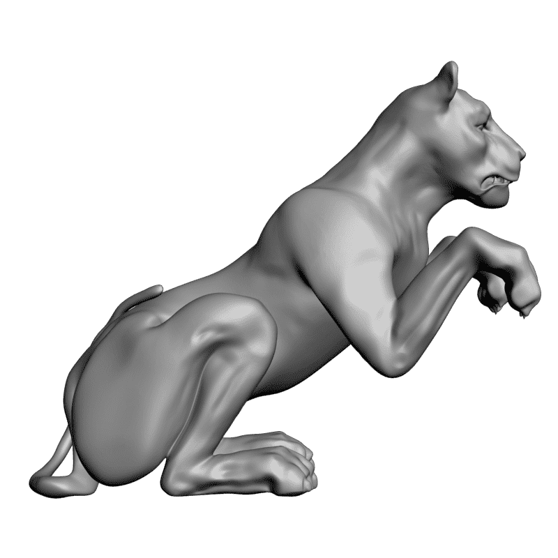 картинка Лев F1-178 3D-STL.COM