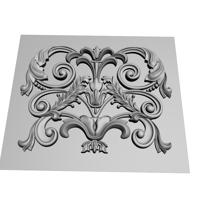 картинка Накладка декоративная D10-438 3D-STL.COM