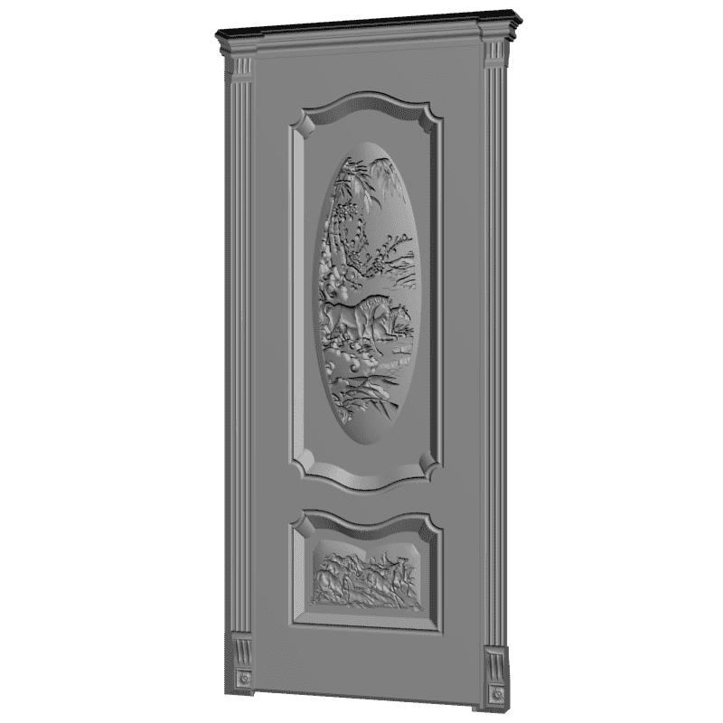 картинка Двери резные H3-060 3D-STL.COM
