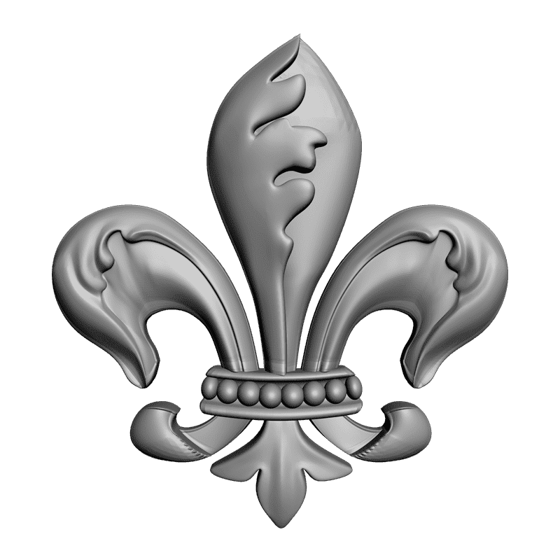 картинка Накладка резная D10-133 3D-STL.COM