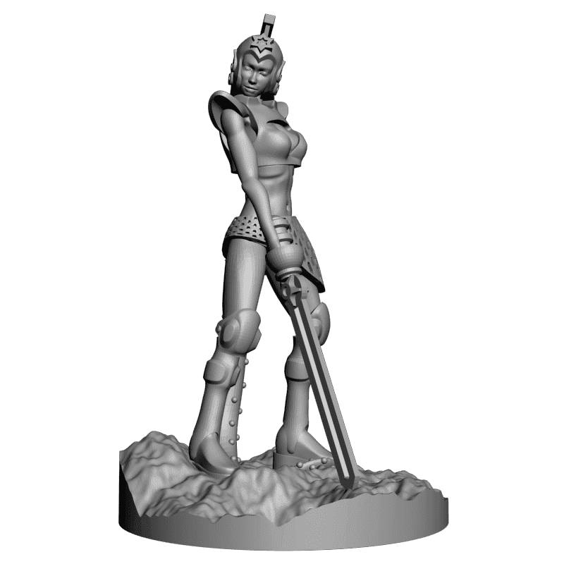 картинка Аниме Девушка PI1-256 3D-STL.COM