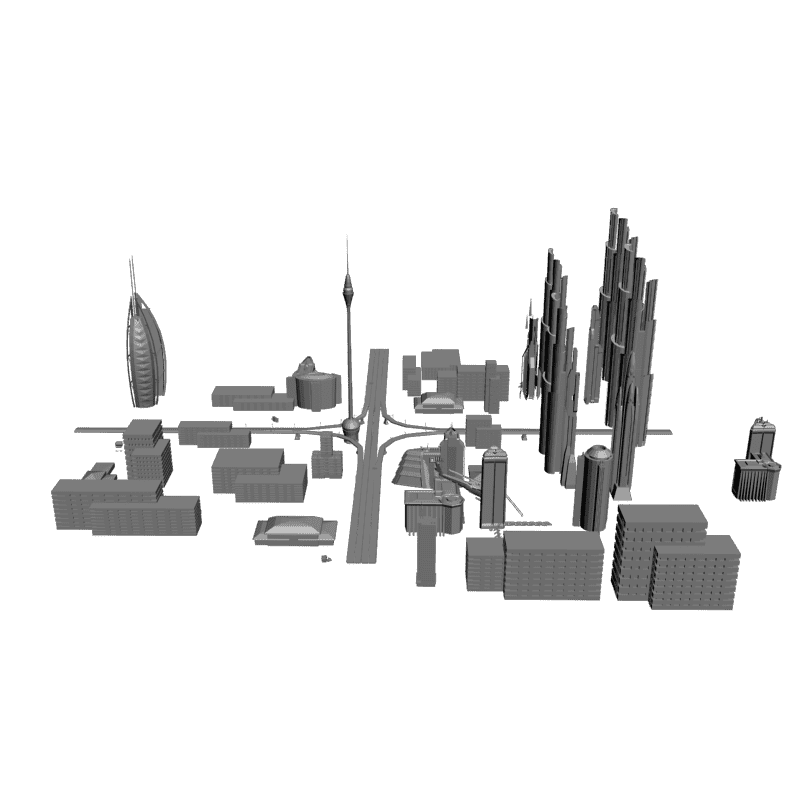 картинка Город H1-023 3D-STL.COM