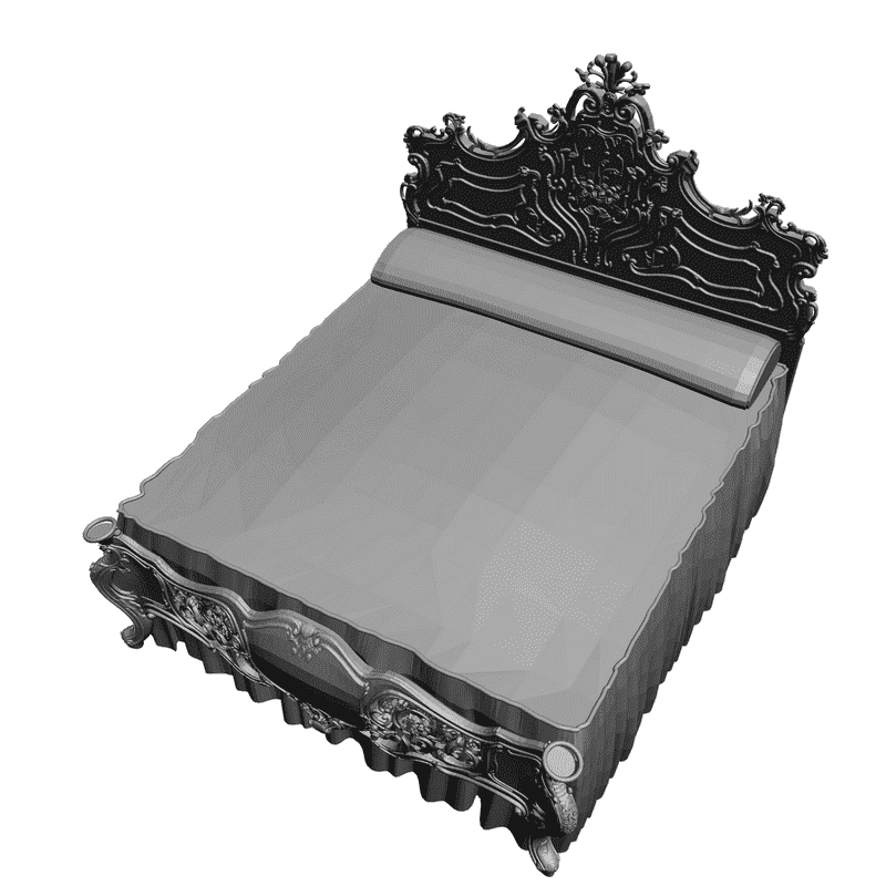 картинка Кровать M4-004 3D-STL.COM