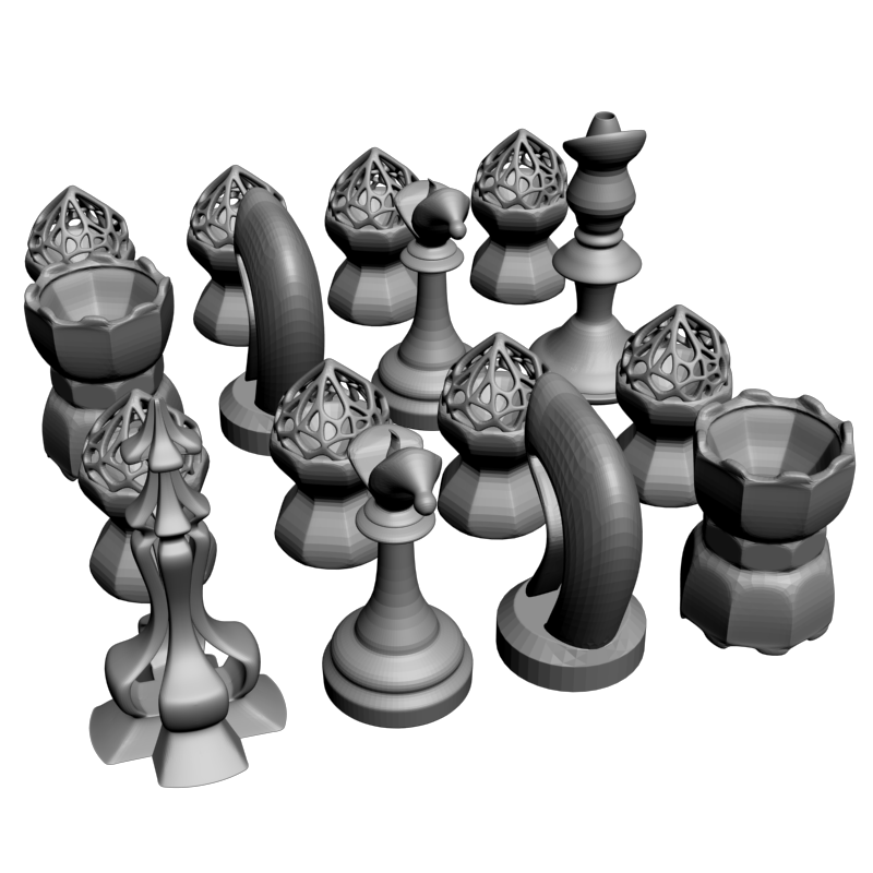 Chess 3d model 3s Printer