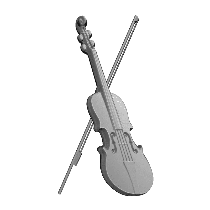 картинка Скрипка P2-002 3D-STL.COM
