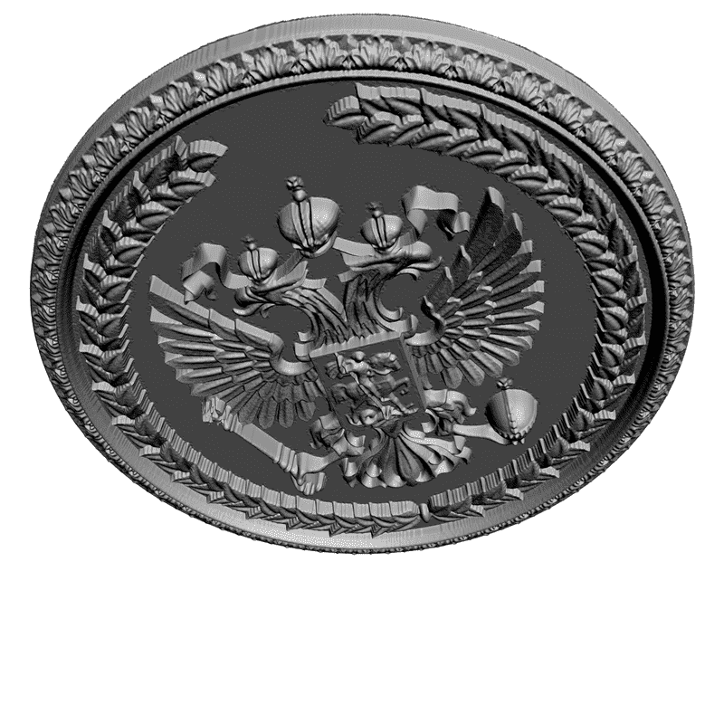 картинка Герб России RG1-008 3D-STL.COM