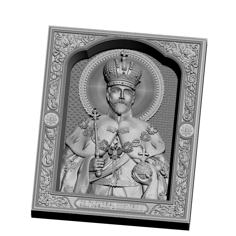 картинка Николай II V3-405 3D-STL.COM