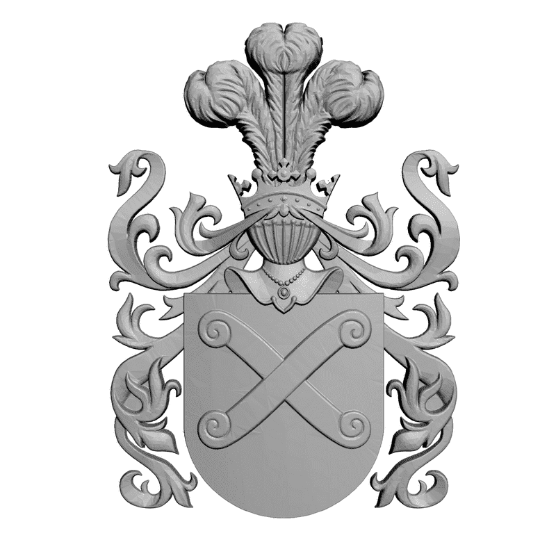 картинка Накладка резная D10-008 3D-STL.COM