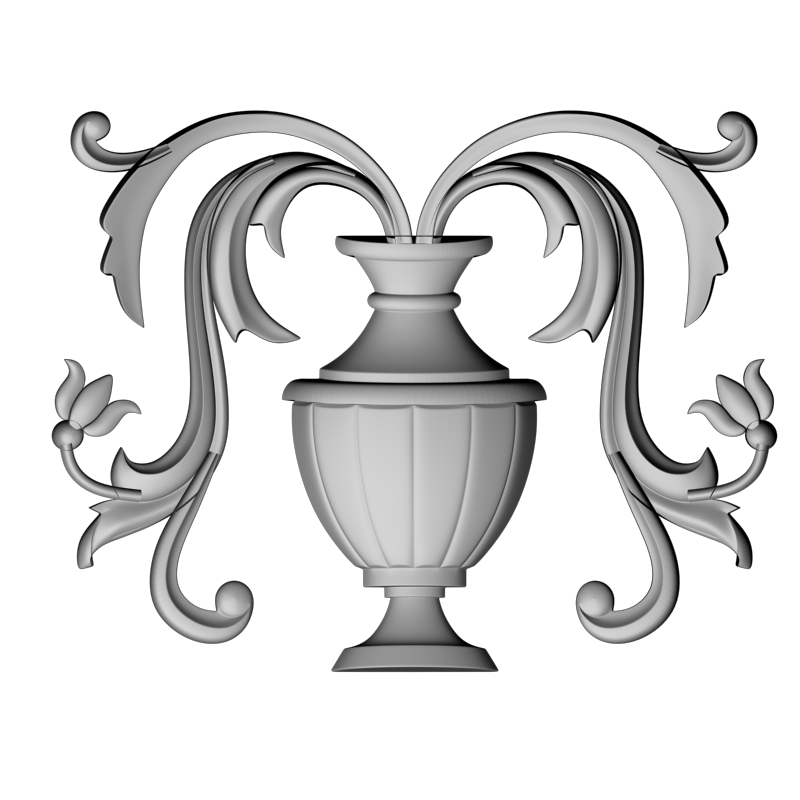 картинка Элемент декора D10-497 3D-STL.COM
