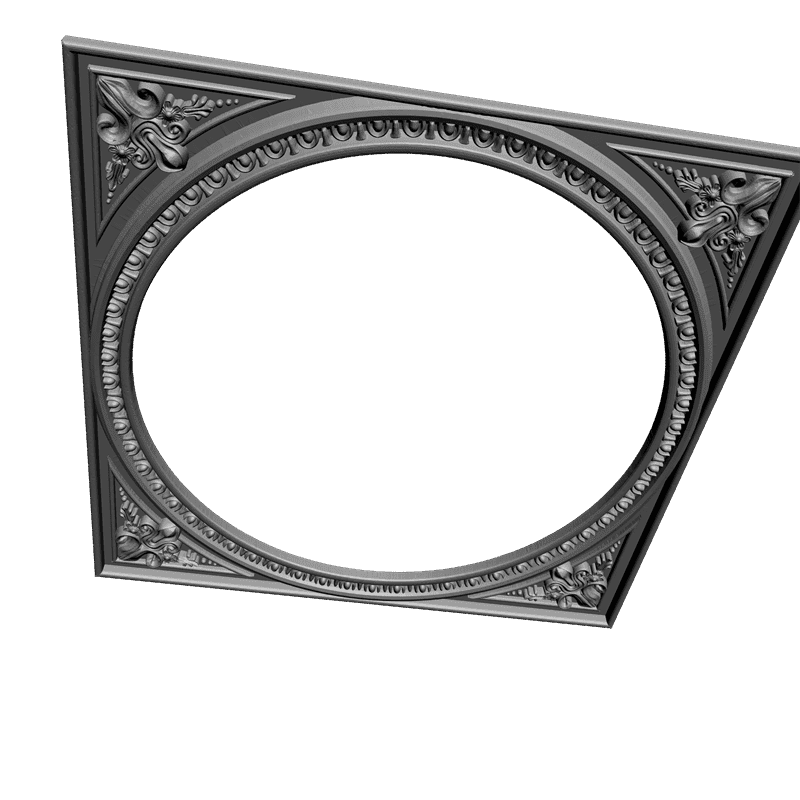 картинка Рамка резная D14-290 3D-STL.COM
