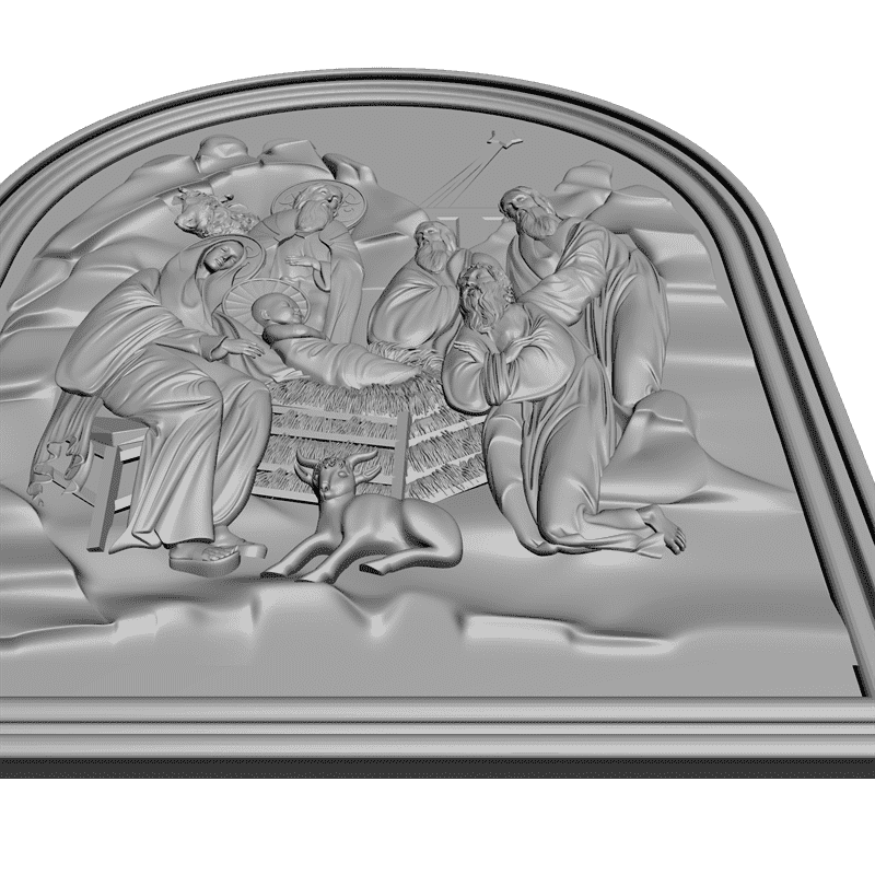 картинка Рождество Христово V3-016 3D-STL.COM