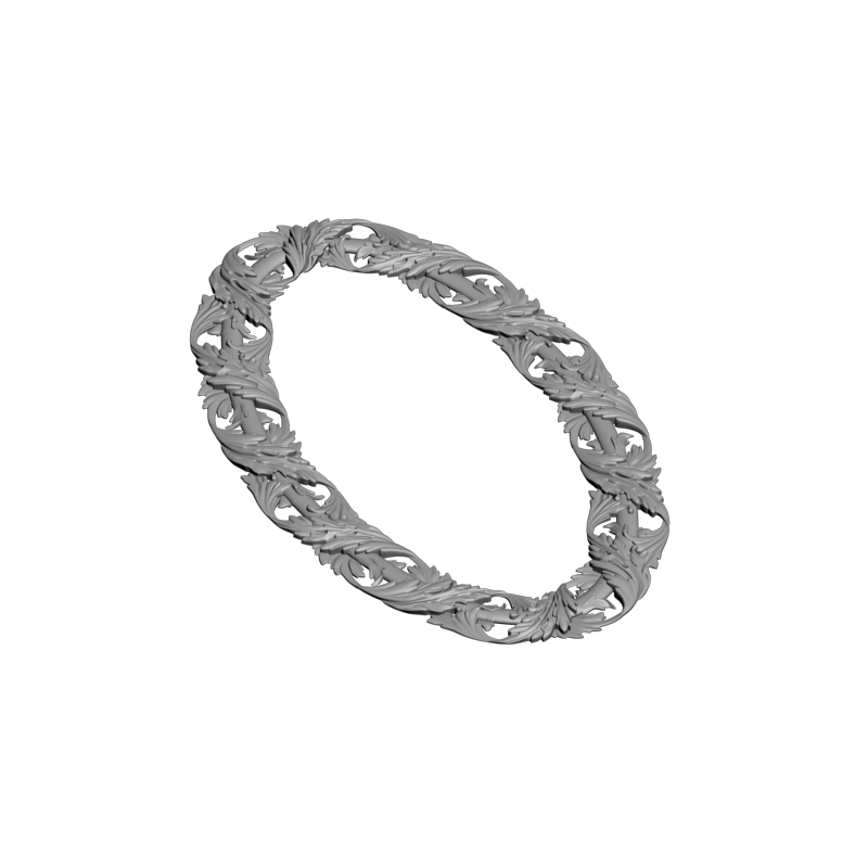картинка Рамка резная D14-643 3D-STL.COM