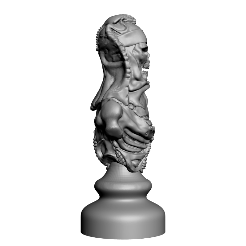 картинка Египетские мумии Пешка PI3-146 3D-STL.COM
