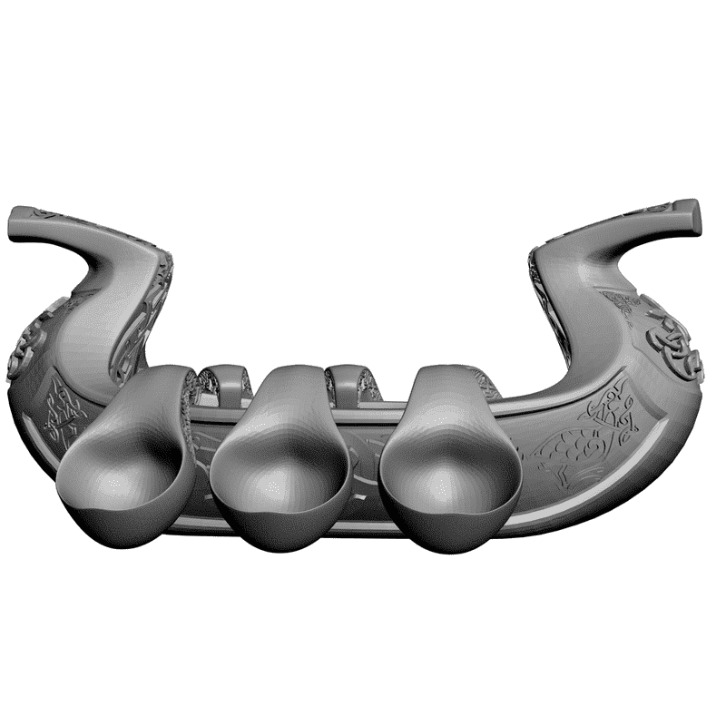 картинка Плашка с ложками H5-001 3D-STL.COM