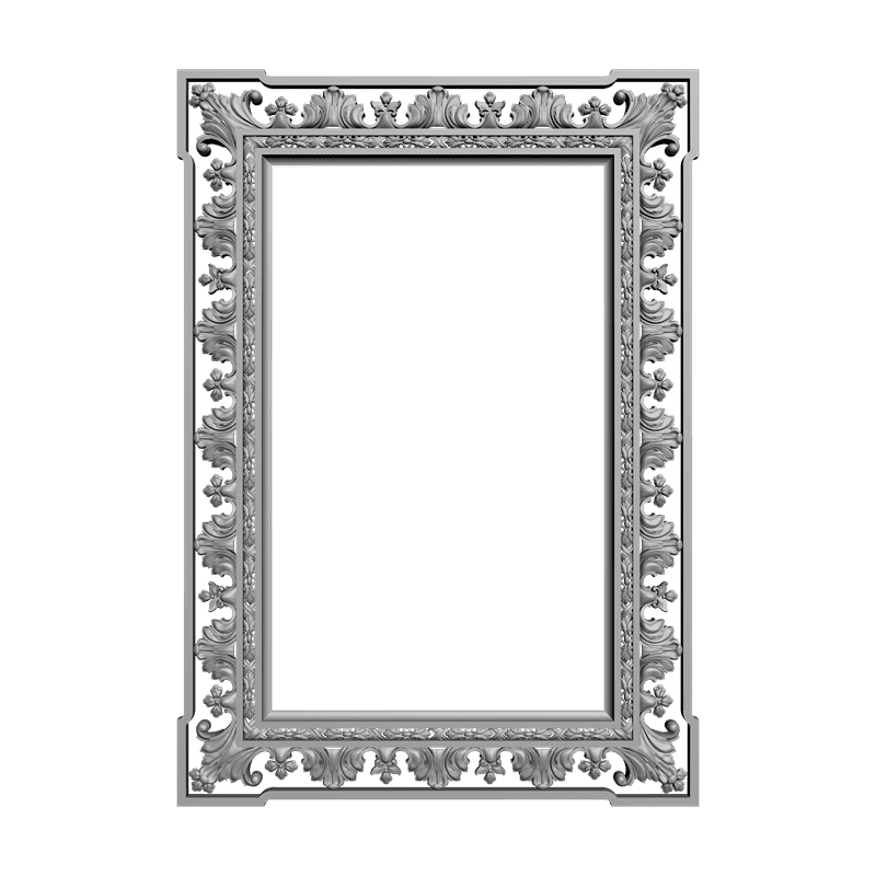 картинка Рамка резная D14-011 3D-STL.COM