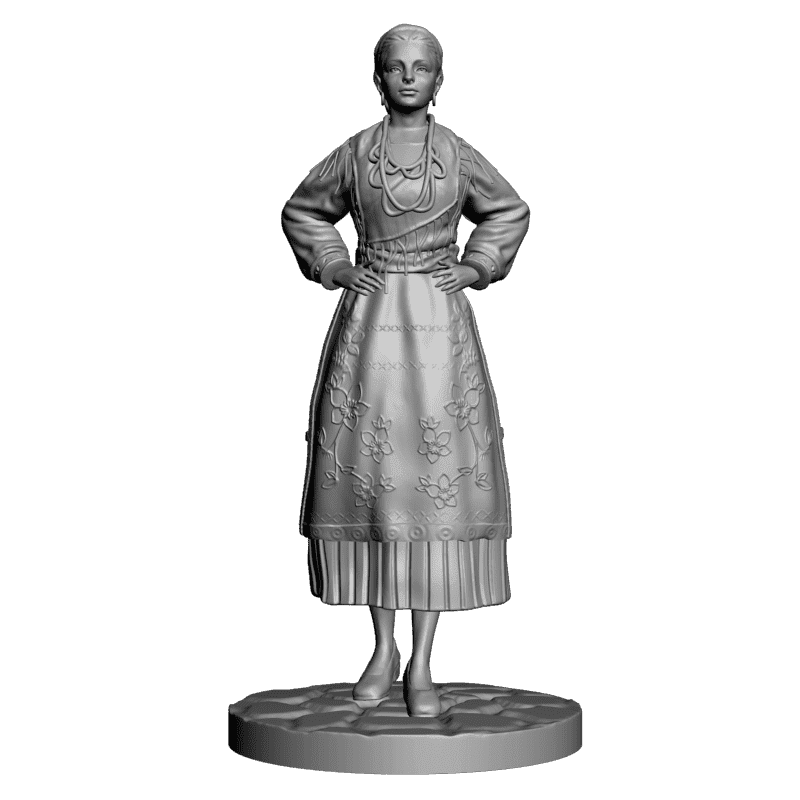 картинка Португальский танцор L3-233 3D-STL.COM