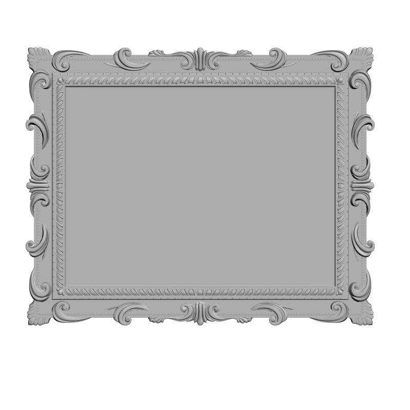 картинка Рама резная D14-494 3D-STL.COM