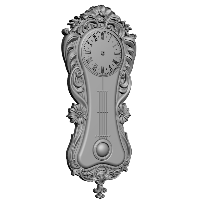 картинка Часы с маятником P3-173 3D-STL.COM
