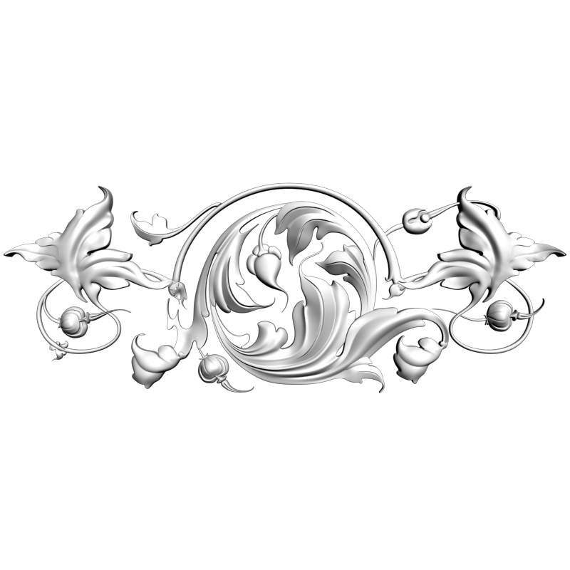 картинка Накладка резная D10-272 3D-STL.COM