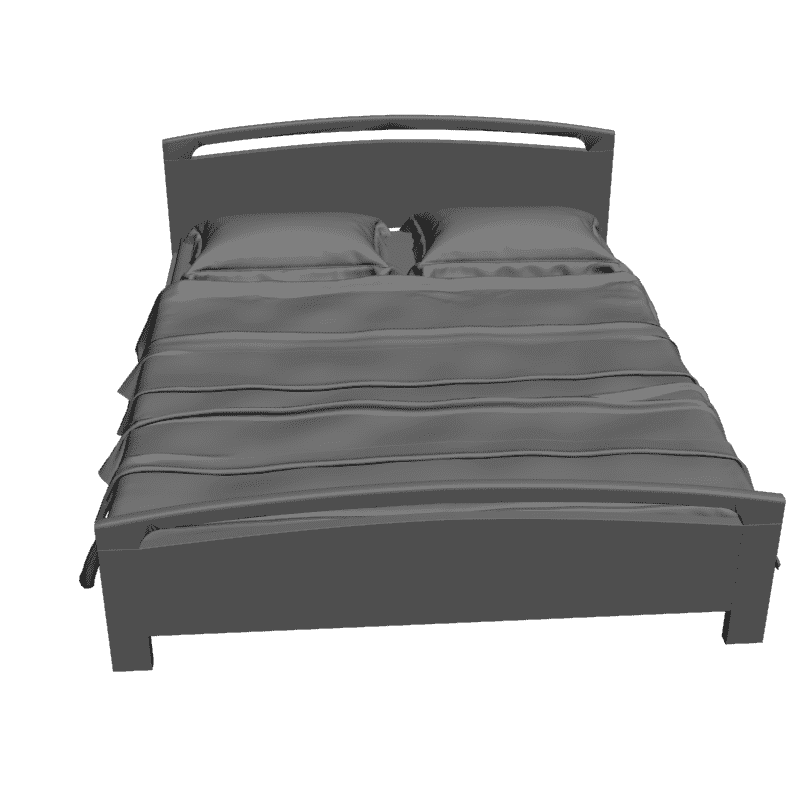 картинка Кровать Alba M4-180 3D-STL.COM