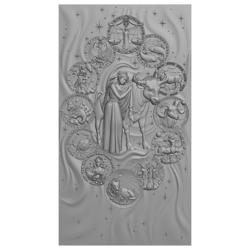 картинка Все Знаки ЗодиакаP1-014 3D-STL.COM