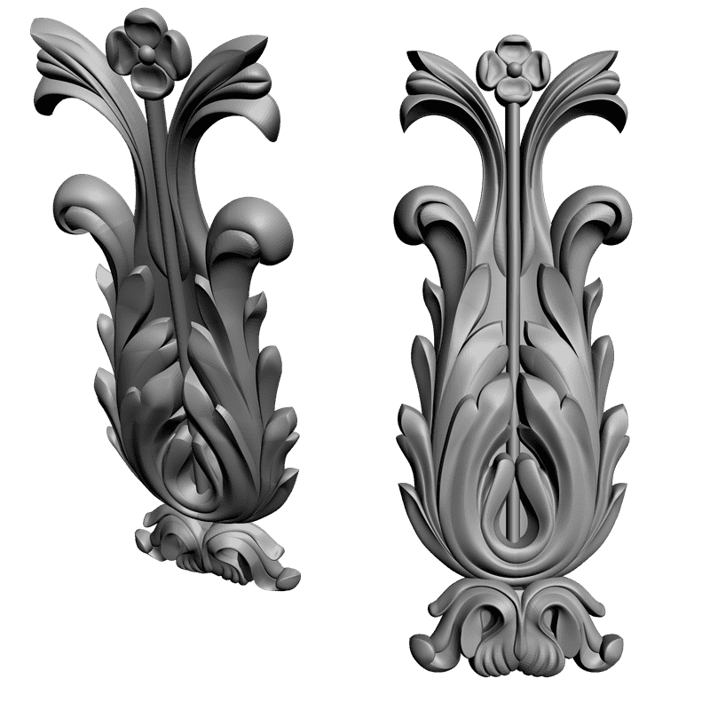картинка Накладка резная D10-049 3D-STL.COM