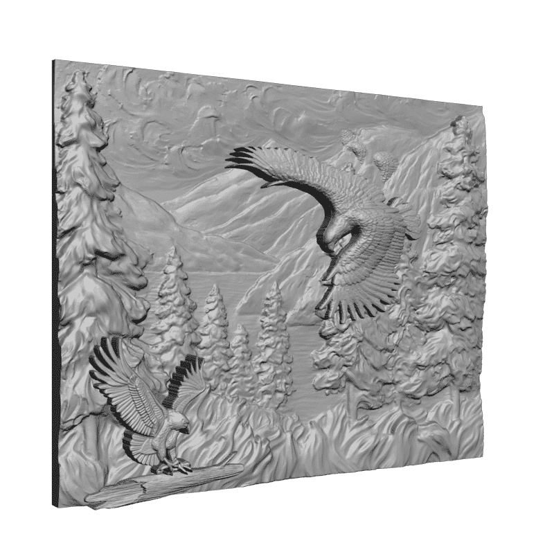 картинка Орлы D12-414 3D-STL.COM