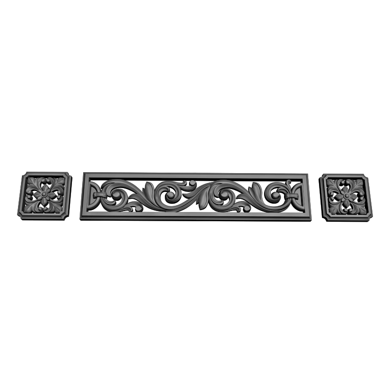 картинка Накладка декоративная рамная D10-388 3D-STL.COM