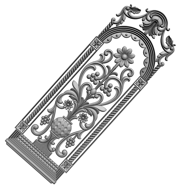 картинка Накладка D10-344 3D-STL.COM