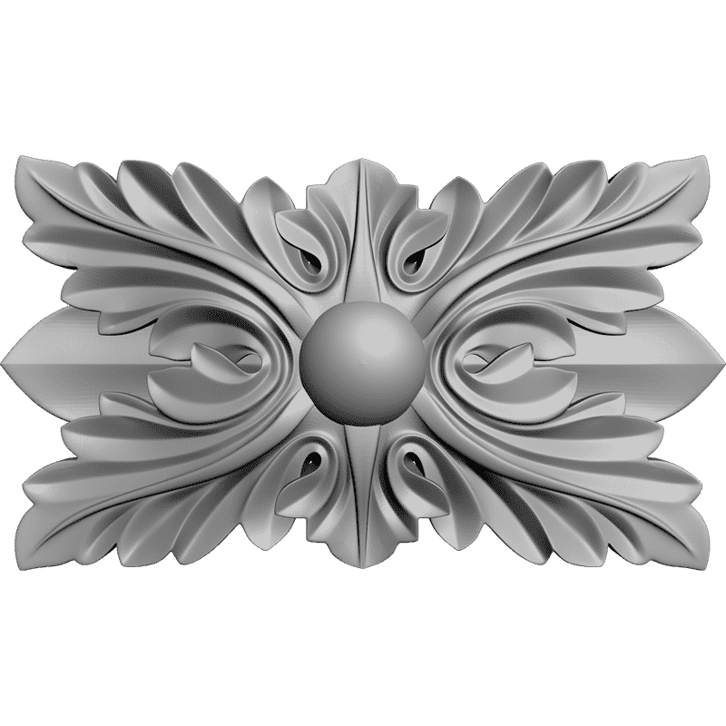 картинка Розетка резная D16-163 3D-STL.COM