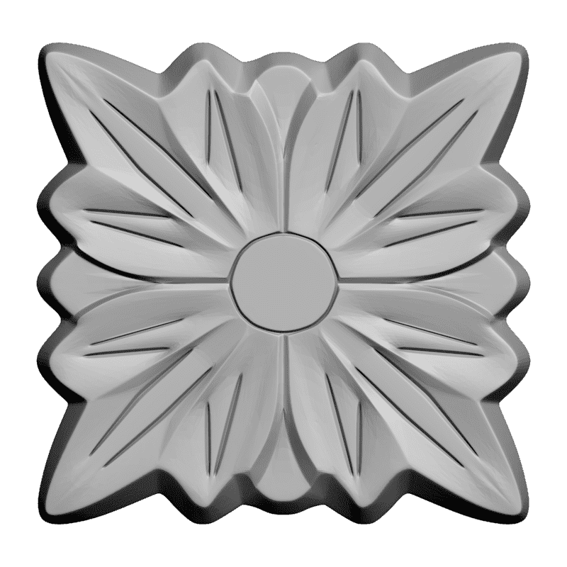 картинка Розетка декоративная D16-260 3D-STL.COM