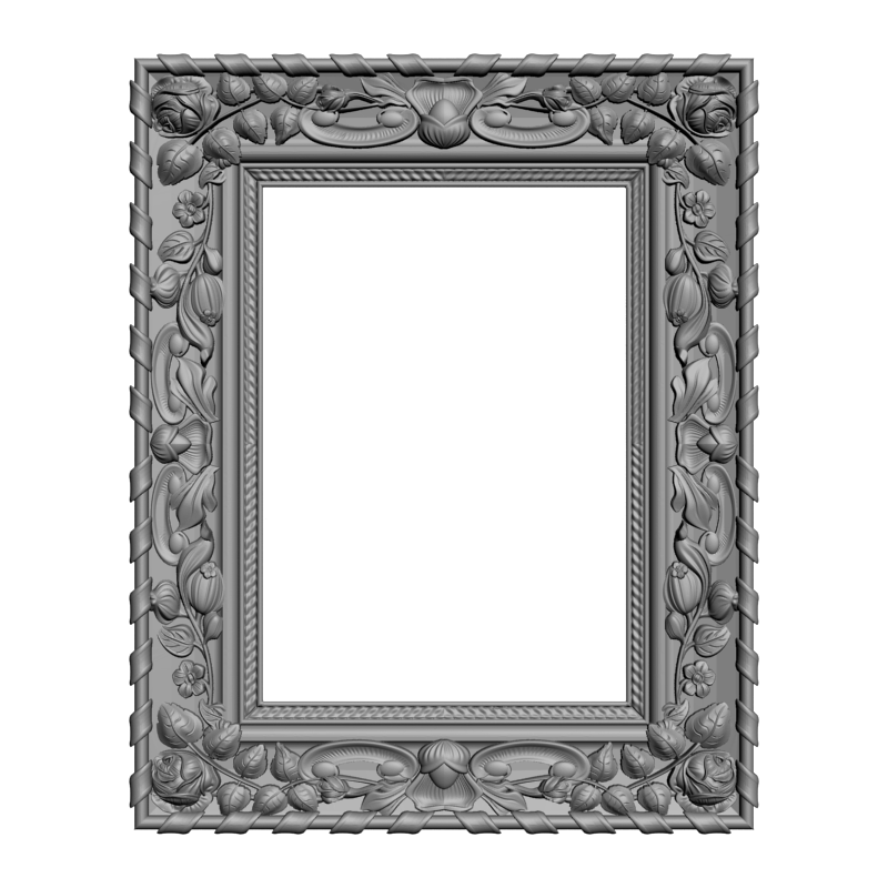 картинка Рама резная D14-426 3D-STL.COM