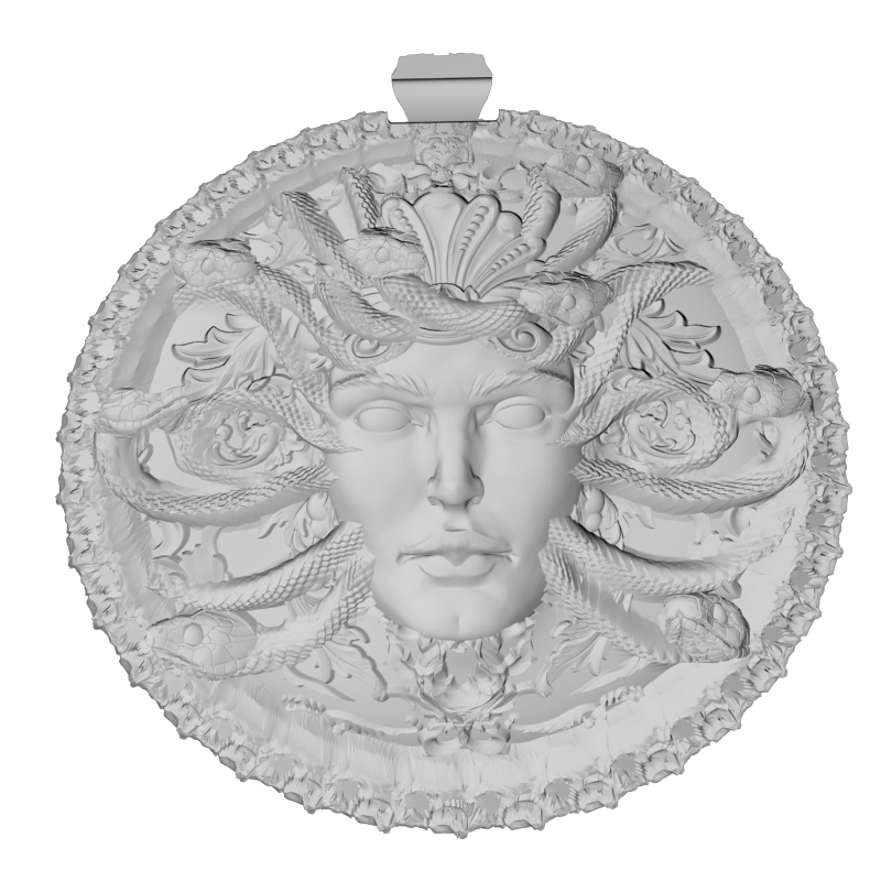 картинка Медуза Гаргона RY5-136 3D-STL.COM