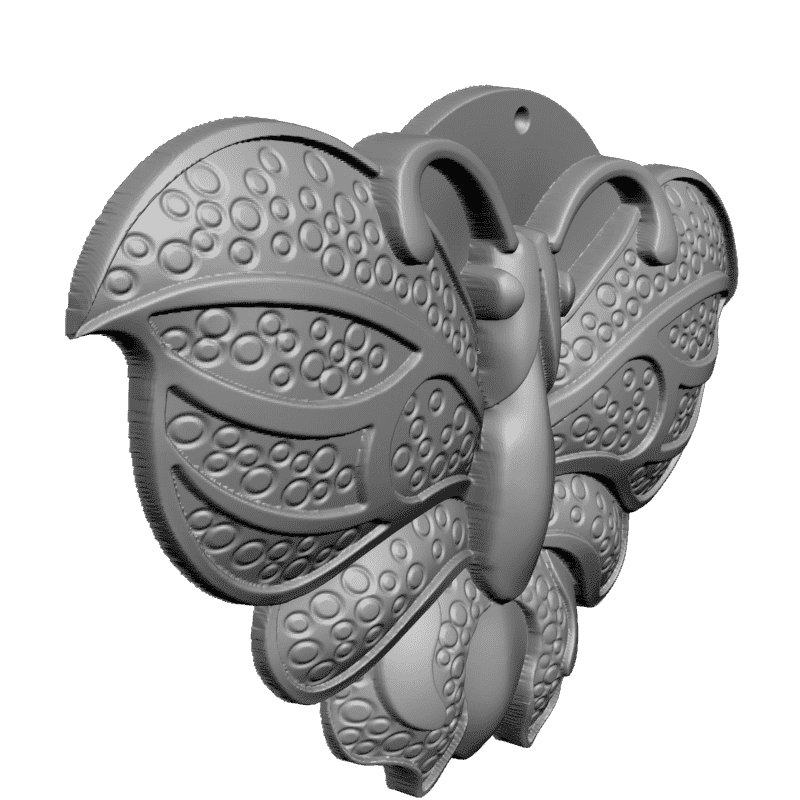 картинка Бабочка F6-017 3D-STL.COM