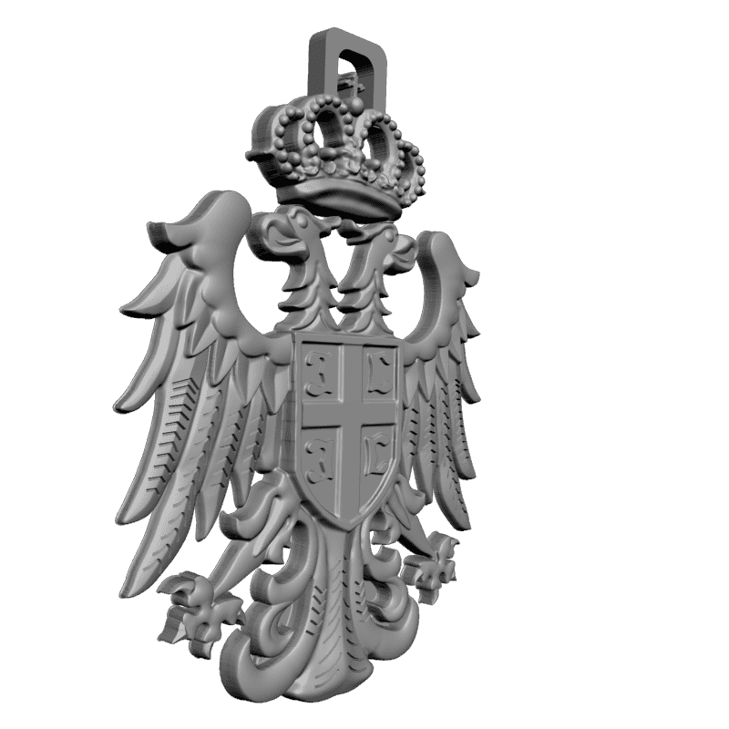 картинка Кокарда RG3-043 3D-STL.COM