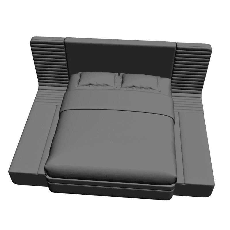 картинка Кровать Arizona 180x200 M4-096 3D-STL.COM