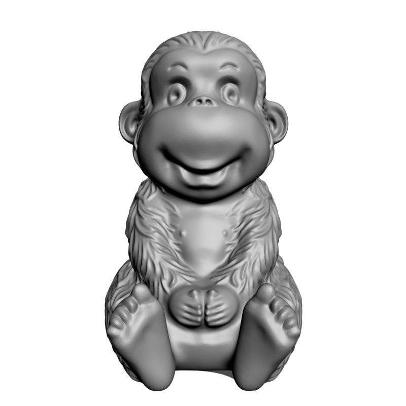 картинка Обезьянка PI1-509 3D-STL.COM