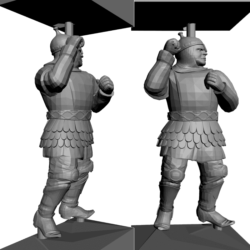 картинка Набор шахмат. Русские PI3-094 3D-STL.COM