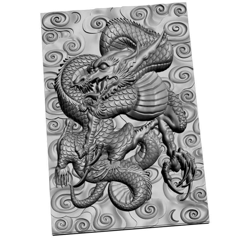 картинка Дракон D12-559 3D-STL.COM