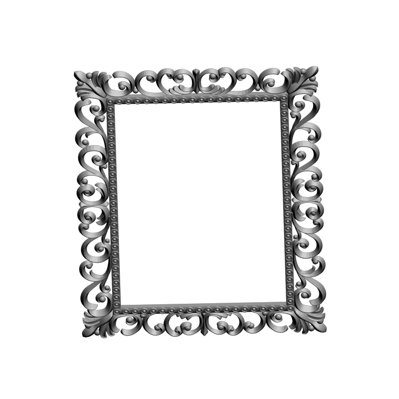 картинка Рамка резная D14-580 3D-STL.COM