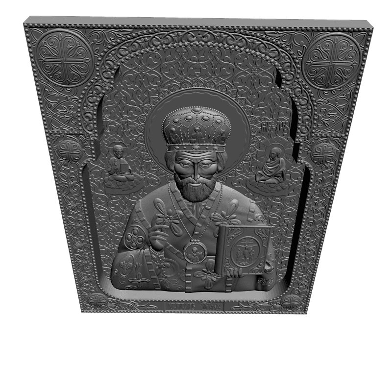 картинка Николай Чудотворец V3-169 3D-STL.COM