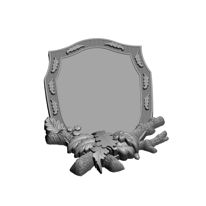 картинка Рамка резная D14-608 3D-STL.COM