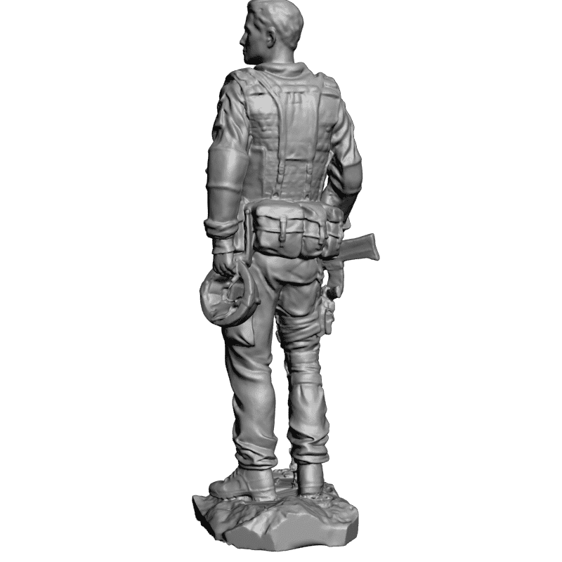картинка Американский солдат L3-174 3D-STL.COM