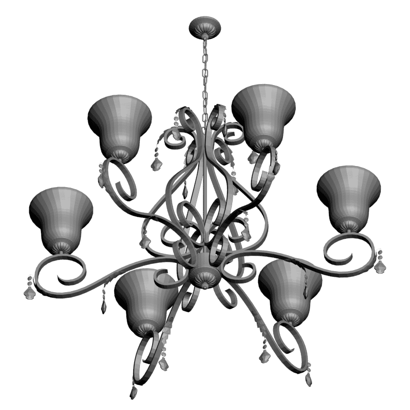картинка Люстра H6-036 3D-STL.COM