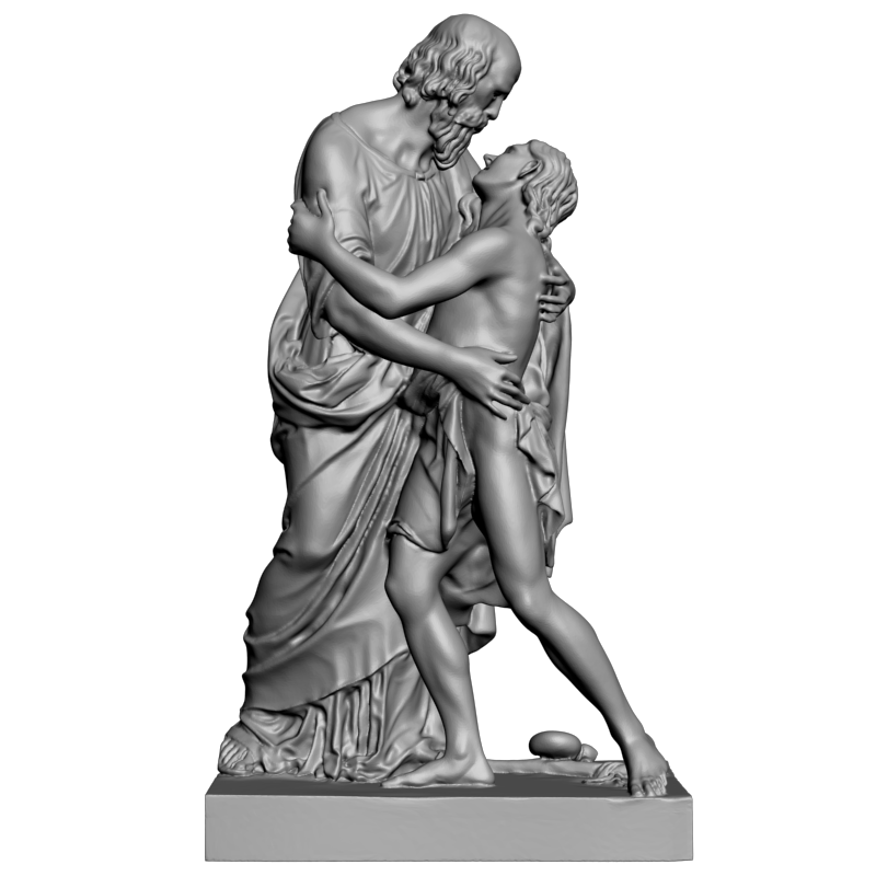 картинка Отец и сын L3-172 3D-STL.COM