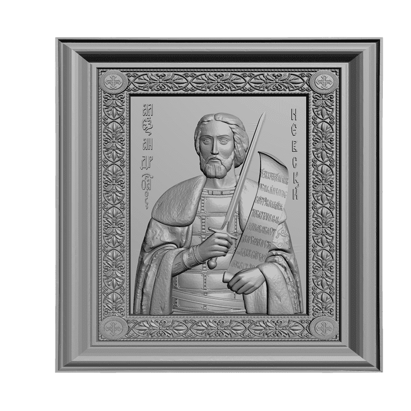 картинка Александр Невский V3-009 3D-STL.COM