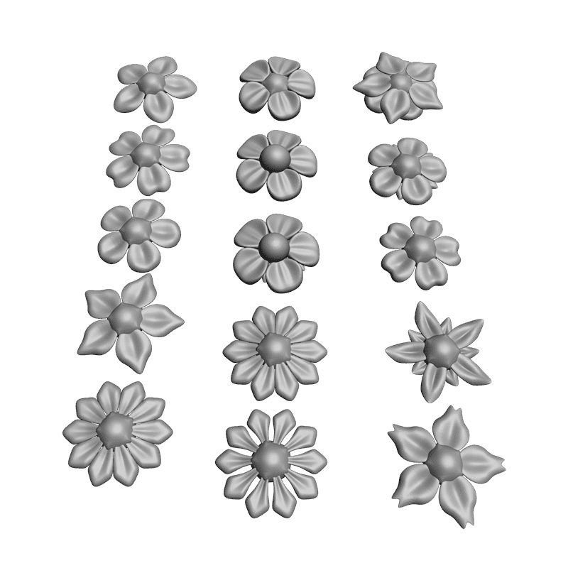 картинка Розетка резная D16-022 3D-STL.COM