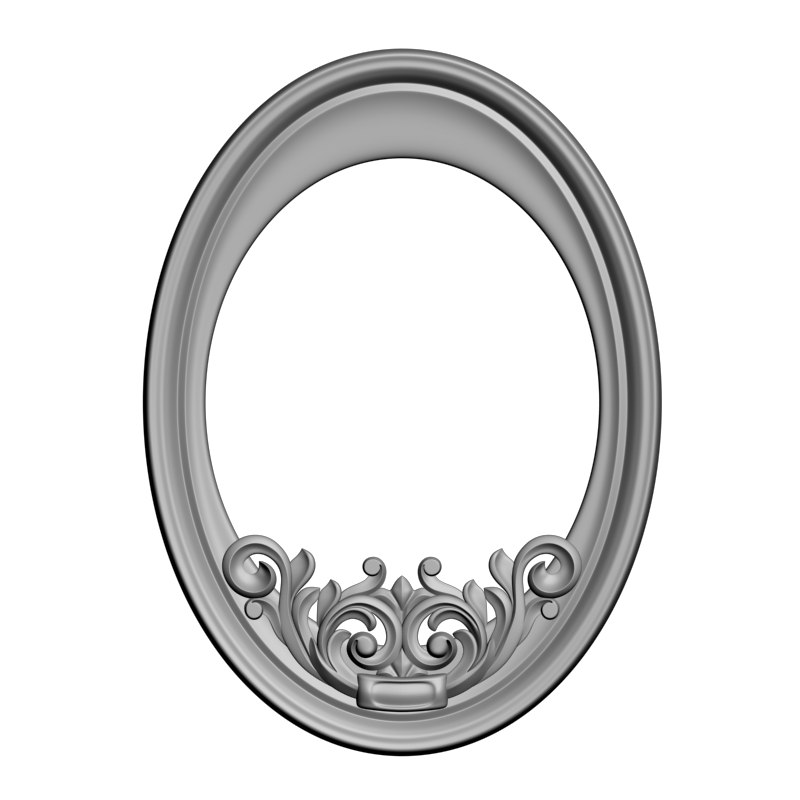 картинка Рамка для зеркала или картины D14-708 3D-STL.COM