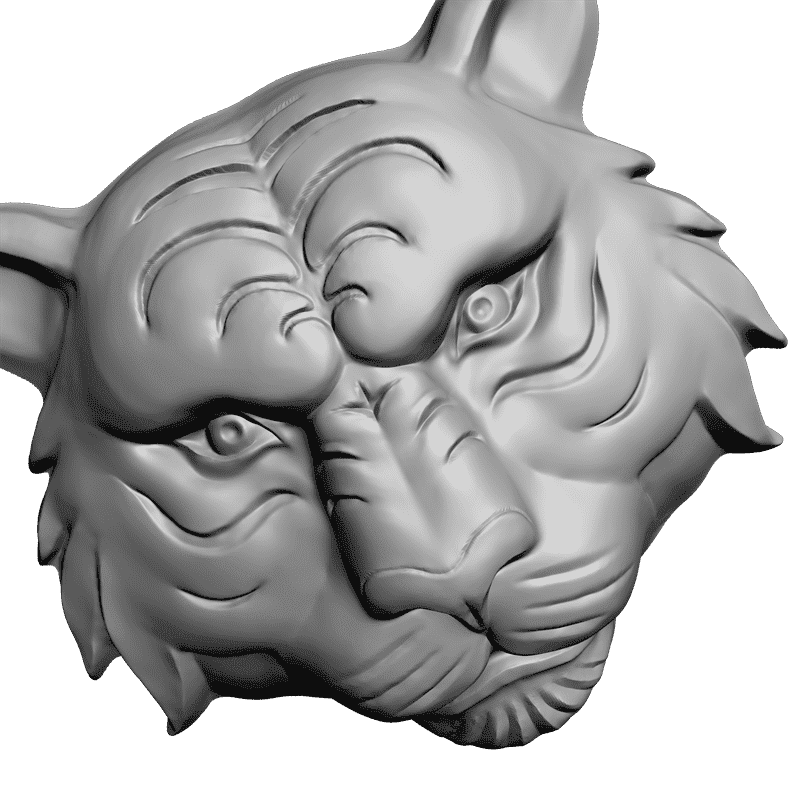 картинка Тигр F1-010 3D-STL.COM