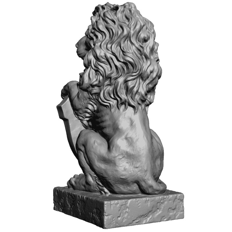 картинка Лев Добро пожаловать F1-195 3D-STL.COM